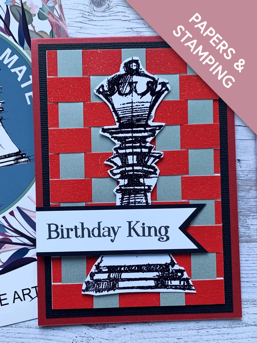 Birthday King (card created by Elaine)