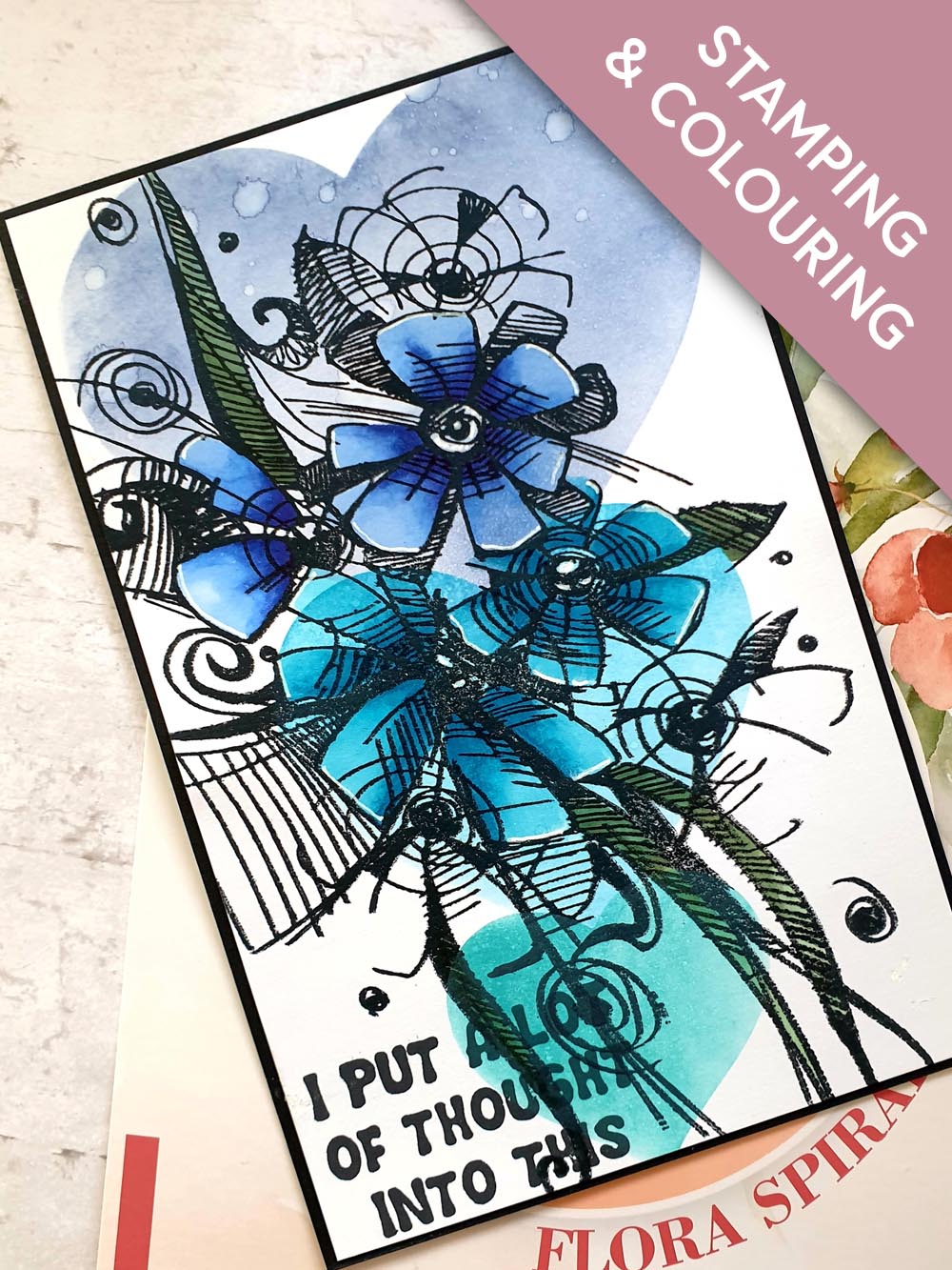 Flora Spiral (card created by Sharon)