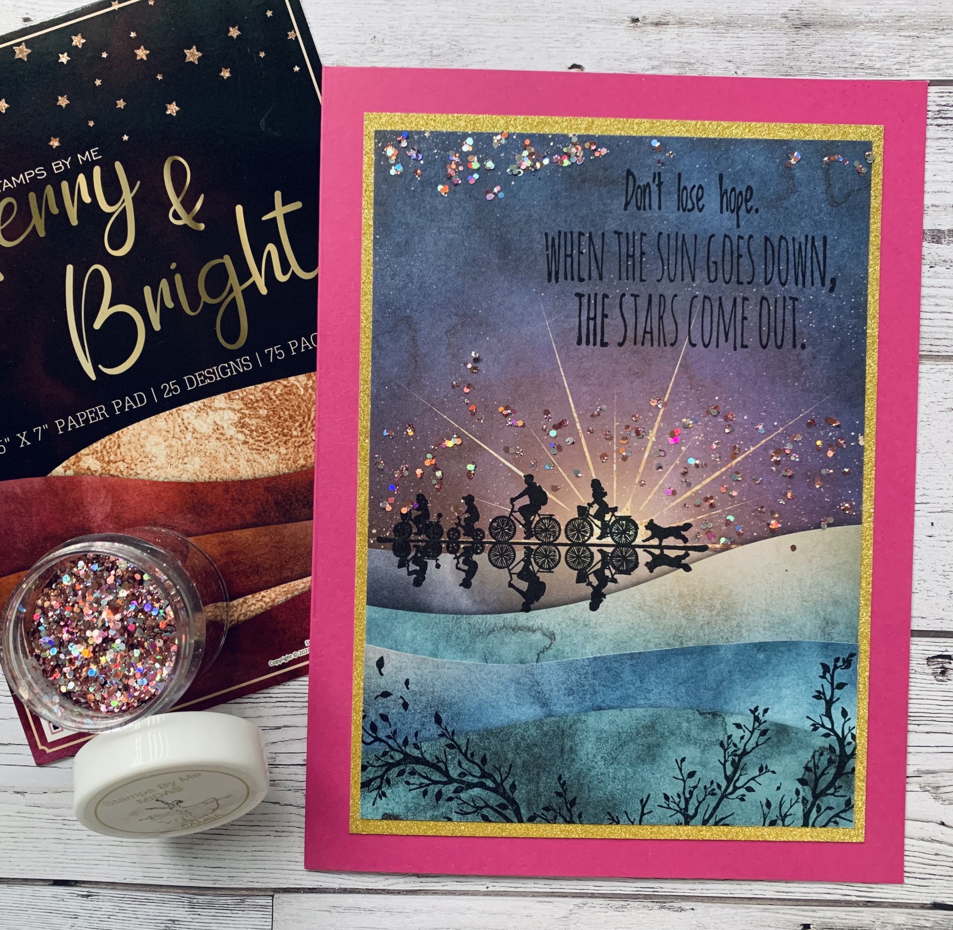 The Stars Come Out (card by Elaine)