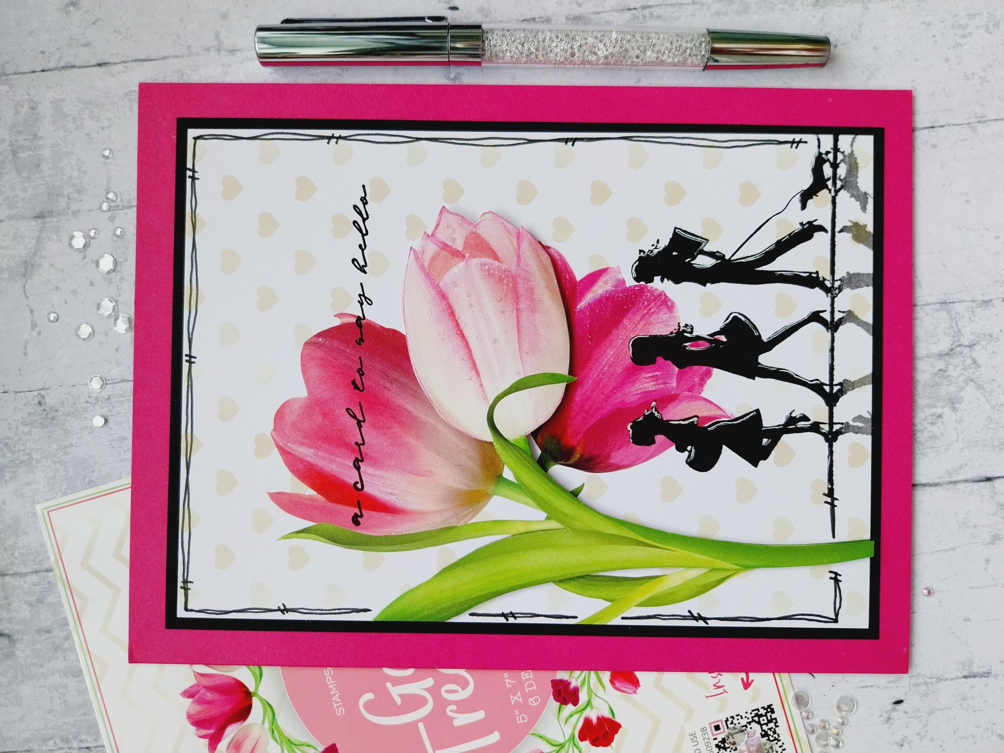 Happy Birthday Hedgehog Clear Stamps - 3pc Set For Card Making & Scrapbooking