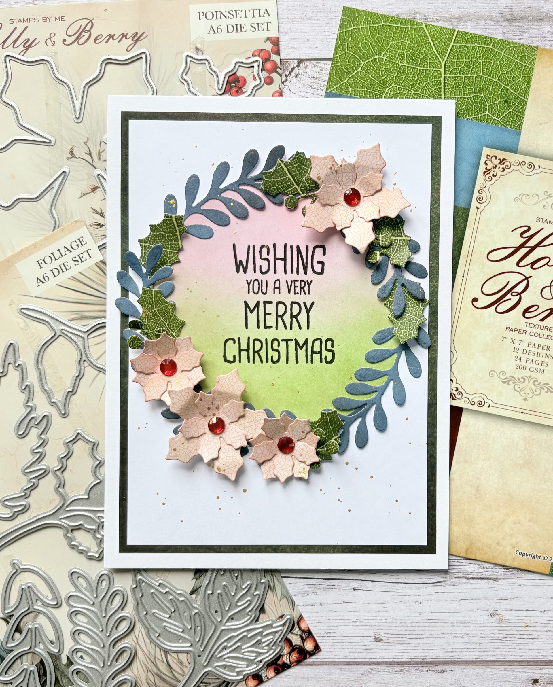 Merry Christmas (card created by Elaine)