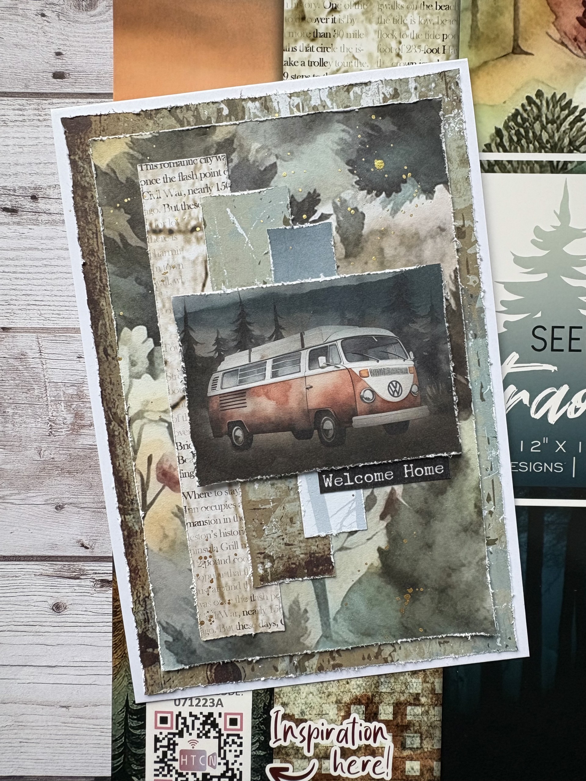 Welcome Home (card created by Elaine)