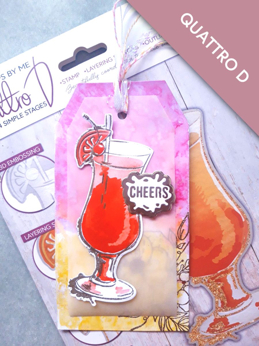 Tag regalo Cocktail
