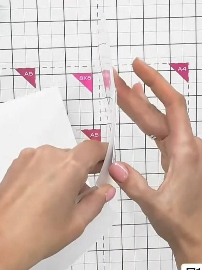 Step 4: Remove the embossed card from the die and carefully pull out the centre piece to reveal the embossed frame wit