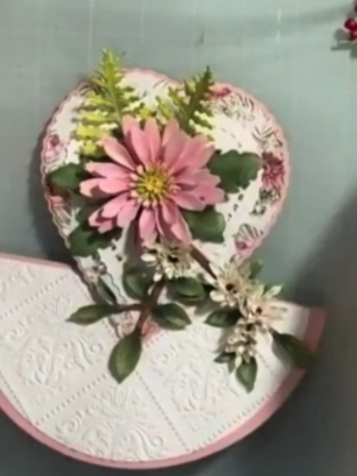 Step 7: Assemble the flower by layering the petals, offsetting them as you go. Start with the largest pieces and glue 