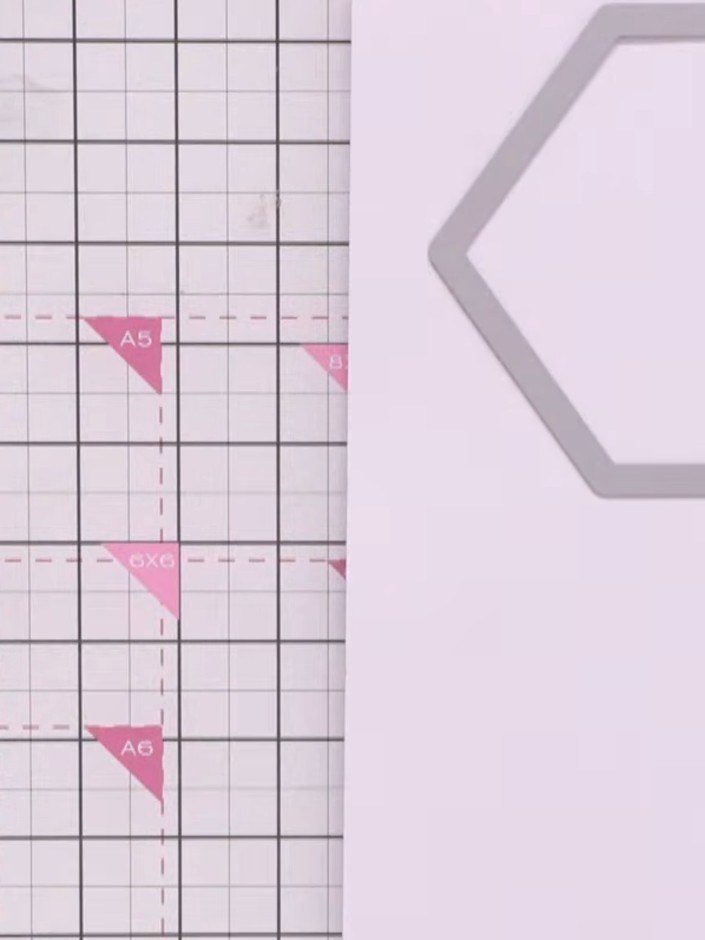 Step 1: Cut three identical shaped pieces from white card using the largest waste-free die from the Dotty Framework se