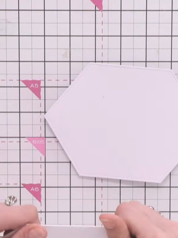 Step 4: Glue the hinge strip to the inside front of your base card, ensuring it is lined up straight and positioned co