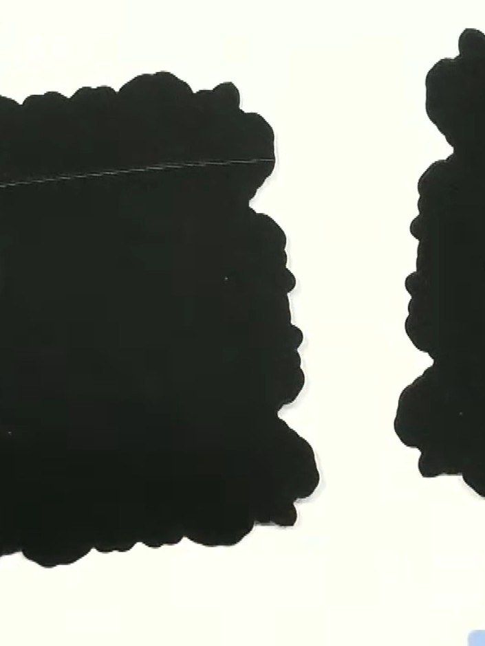 Step 1: Cut two pieces from the Francesca outline die using black cardstock. These will form the shaped card bases wit