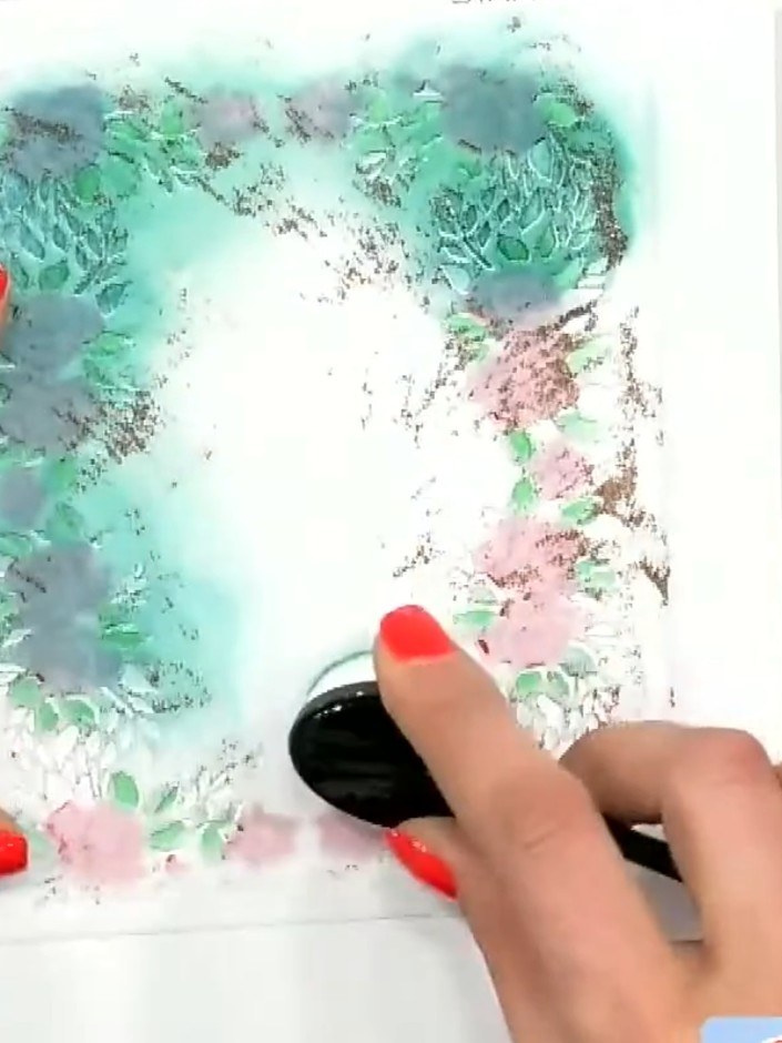Step 1: Stamp the Sadie gown image directly onto your white card base using the stamp and black ink. Position the stam