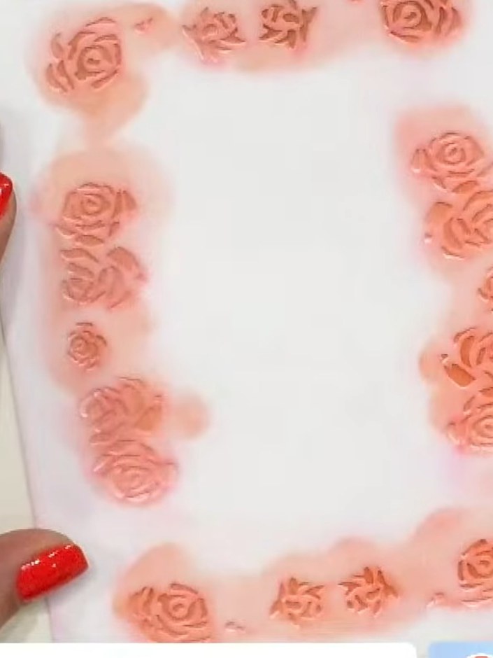 Step 5: Rinse all stencils thoroughly under running water to remove all ink residue. Allow the stencils to dry complet