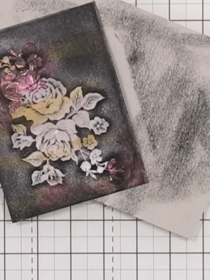 Step 8: Run the embossed paper through your die-cutting machine a second time to deepen the embossed impression. This 