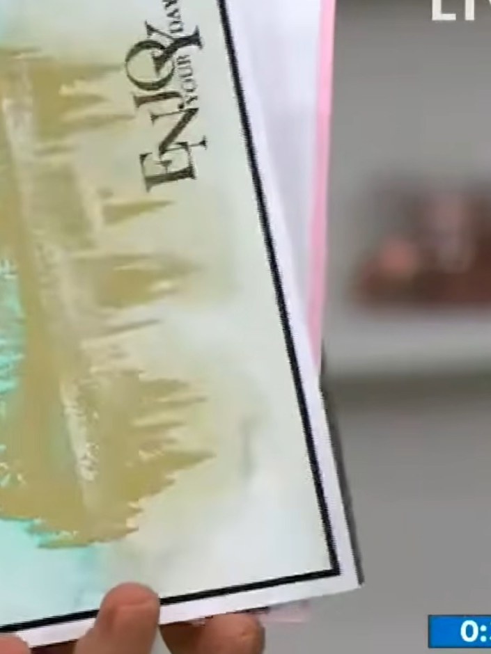 Step 1: Apply the sticky embossing ink pad to your 3D embossed background panel. Dab the ink pad over the raised embos