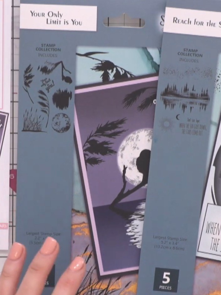 Step 2: Select your stamp design from the Time to Reflect collection. The reflection effect is already incorporated in