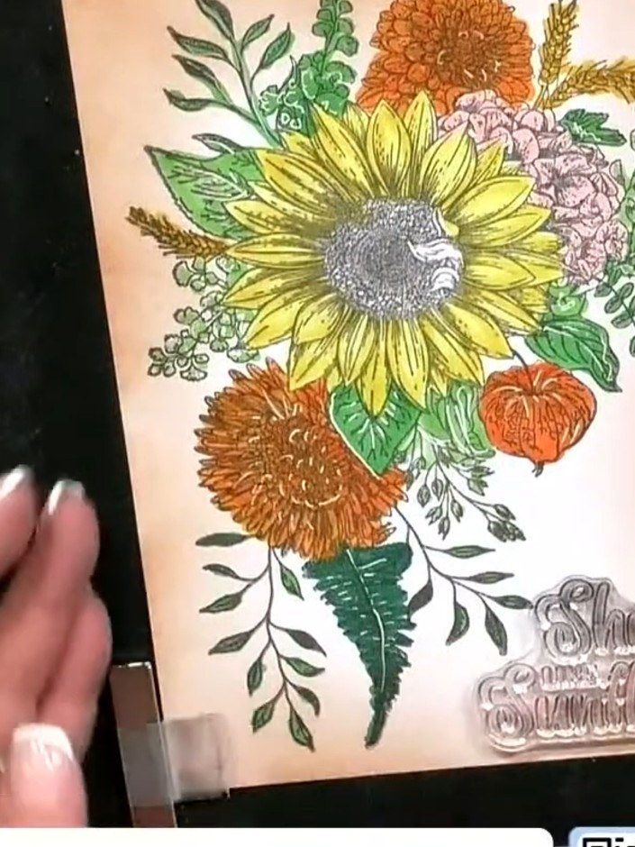 Step 5: Cut out every third set of petals on the second and third layers of the sunflower image to create depth variat