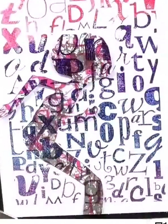 Step 4: Apply pink ink to the bottom section of the card using a blending tool, working upwards to create a gradient e