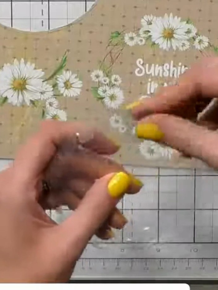 Step 5: Place the circle shaker face down on your work surface. Apply tape all the way around the perimeter of the sha