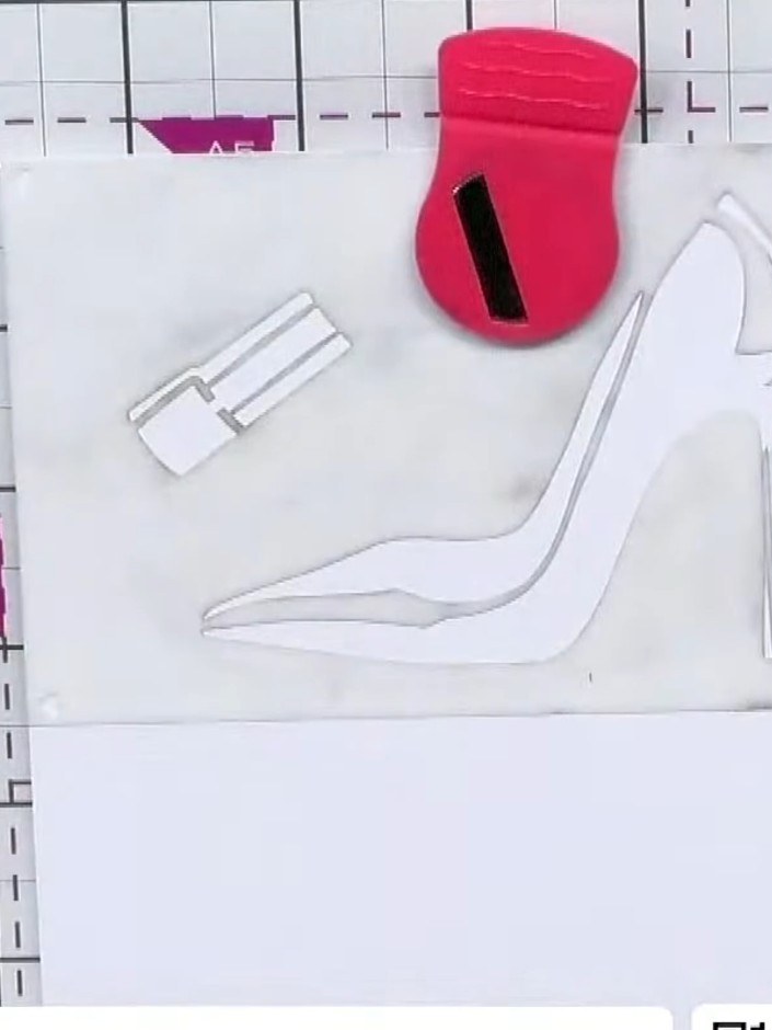 Step 2: Apply ink through the first stencil using a light wash of colour. Press gently with the applicator, building u