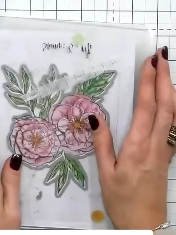 Tarjeta de flor por capas Spring Bloom - the finished project