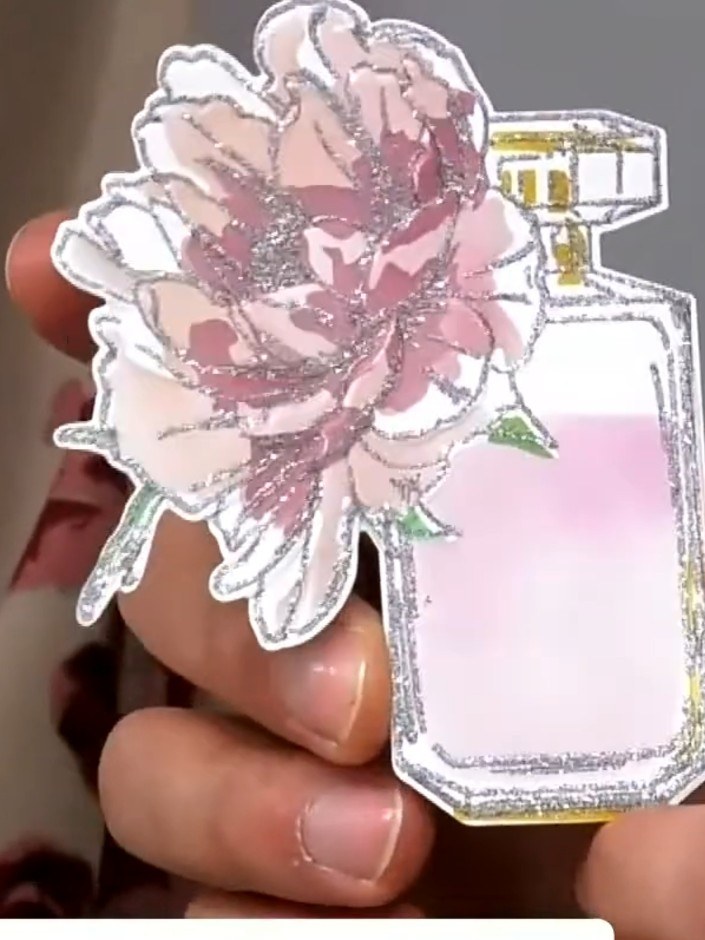 Step 3: Remove the embossed piece from the die and examine it. Check both the raised embossed side and the debossed re