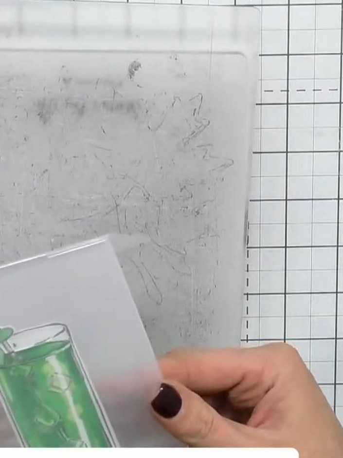 Step 10: Apply glossy accents to the ice cubes in the glass to create a realistic liquid effect. Use the applicator tip