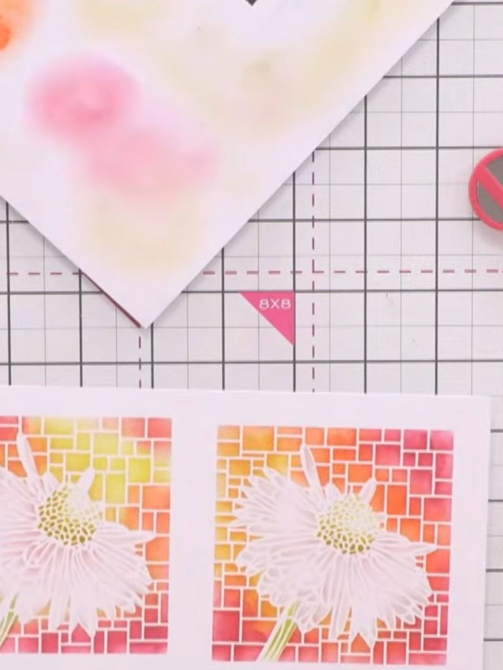 Step 8: Position the light spot on the same side of both flowers for consistency. This creates a cohesive look across 