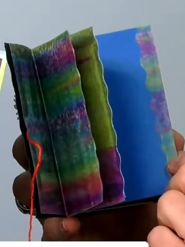 Step 2: Cut the vellum sheets to size to fit your journal pages. Trim multiple sheets in different colours from the Li