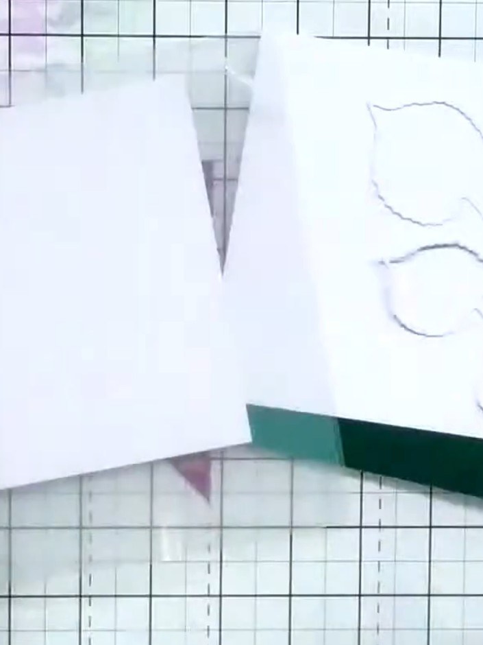 Step 1: Score the clear acetate card blank along the fold line using a scoring tool. Ensure the score is clean with no