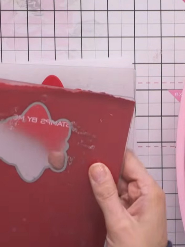 Step 2: Cut the gnome's beard detail from white card using the die-cutting machine. This will create the decorative be