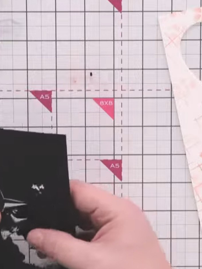 Step 9: Remove the die-cut landscape pieces from the black cardstock. Use a pokey tool to carefully pop out any small 