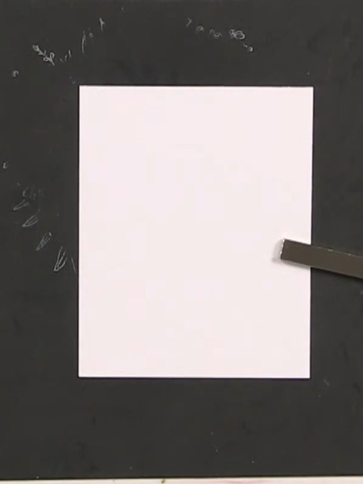 Step 8: Cut white card to 5½ by 9 inches and score at 4½ inches to create four card blanks.