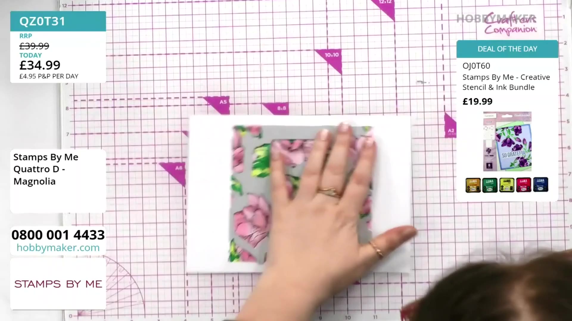 Step 9: If desired, trim your die-cut floral piece to reduce the border using a paper trimmer. Cut carefully to achiev