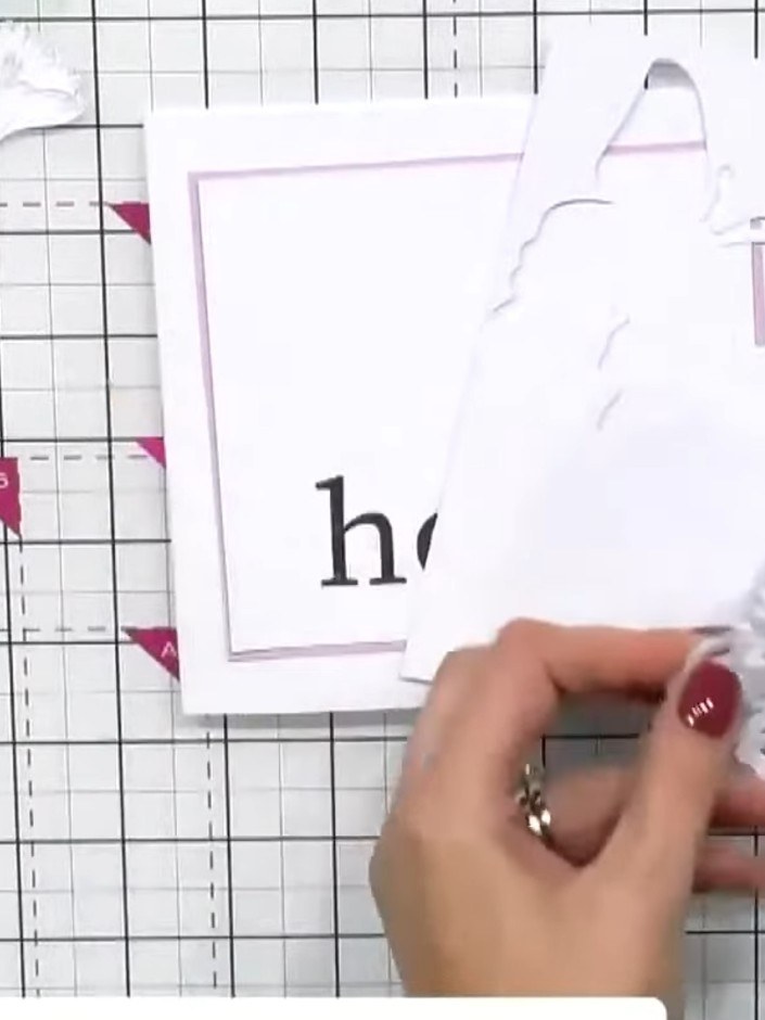 Step 5: Fussy cut three butterfly stamps from the collection in pale grey cardstock. Cut carefully around the detailed
