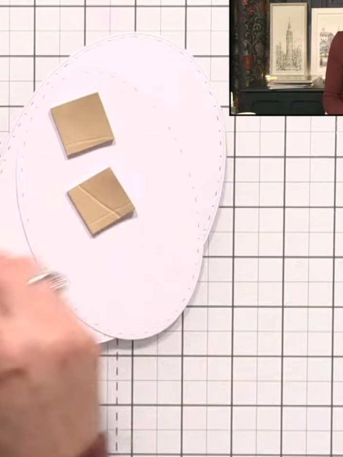 Step 15: Apply 2mm foam pads to the back of your separated flower elements. The foam pads fold easily and are of a good