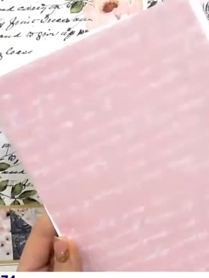 Step 3: Continue wrapping the vellum strip around the flower centre, building up layers to create the desired flower s