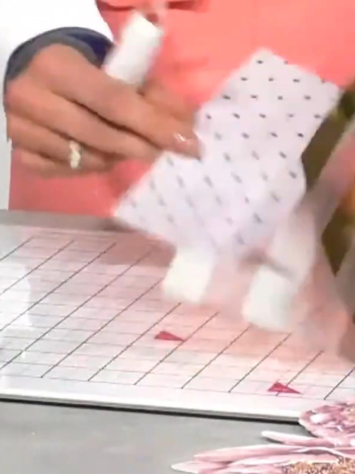 Step 1: Remove the protective film from the acetate sheet by carefully peeling it away. The acetate is construction we