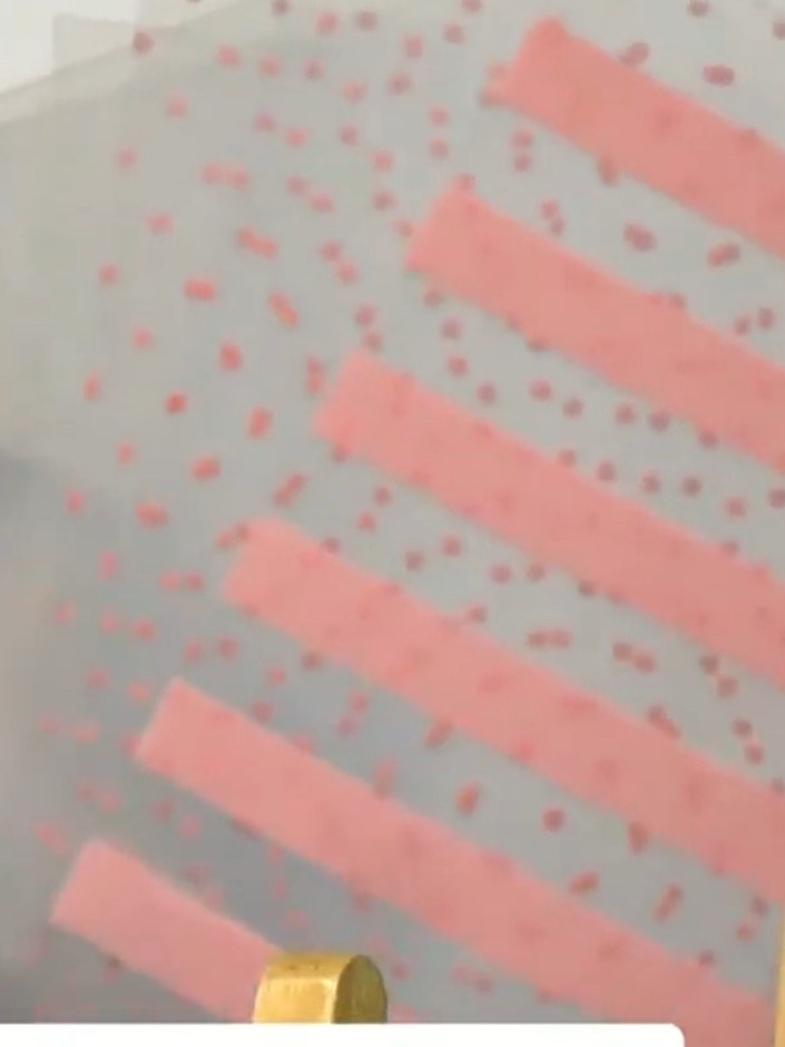 Step 1: Remove the protective film from both sides of the clear acetate sheet to reveal the transparent surface ready 