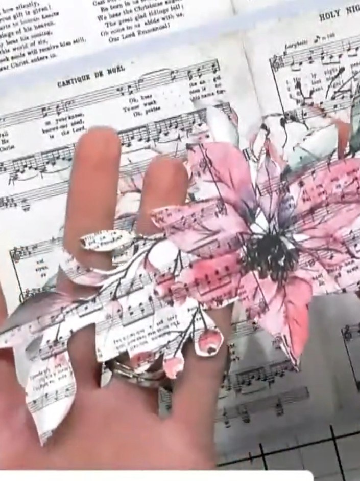 Step 3: Add sparkle to the flower petals and leaves by pinching and shaping them to create dimension. This will enhanc