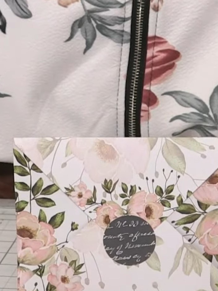 Fold and Seal Envelope with Sticker Closure - the finished project