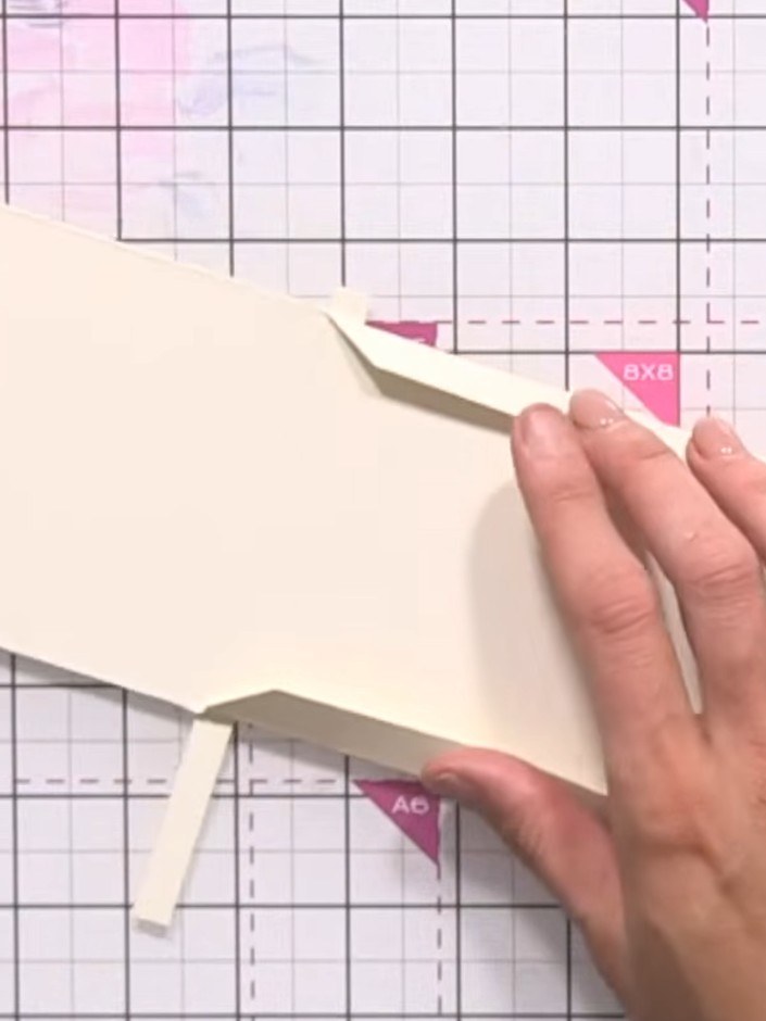 Step 8: Chamfer off the edges of the wallet piece to reduce bulk where it will fold. This creates a bevelled edge that