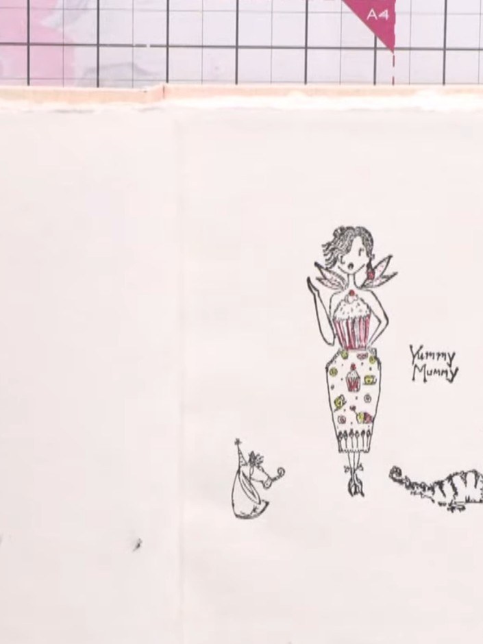 Passo 7: Allow the completed journal page to dry completely before turning to the next page or adding any additional la
