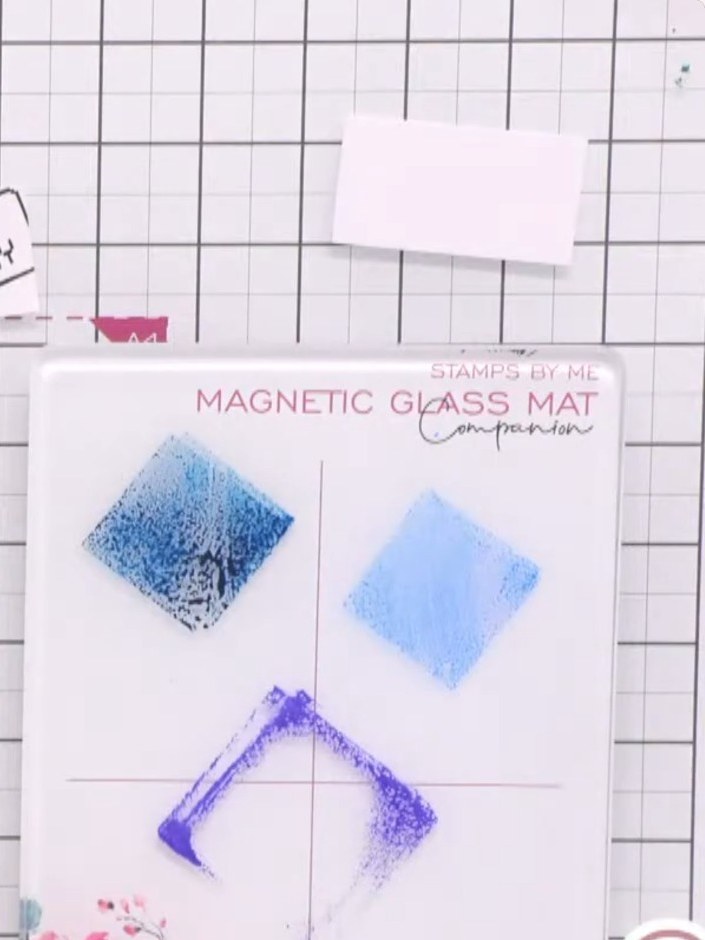 Step 6: Prepare a watercolour palette with blue tones. Add a small amount of water to create a paint wash for colourin