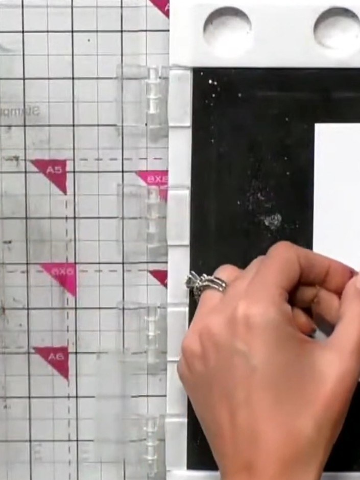 Step 3: Allow the stamped image to dry completely before proceeding to the next step. This ensures the ink sets proper