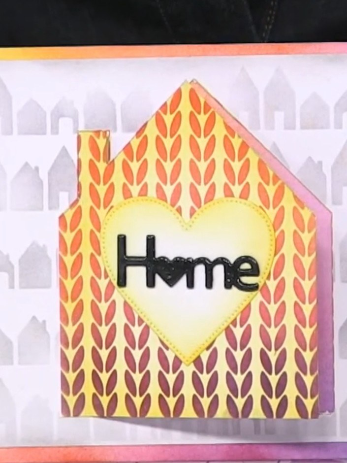 Shrink Plastic House Magnet - the finished project