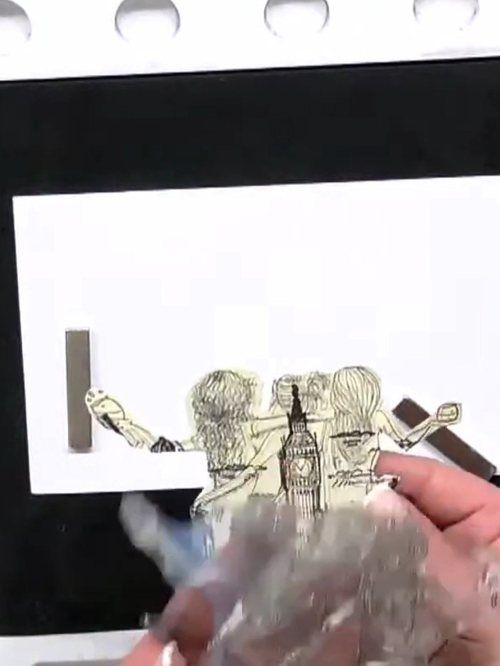 Step 2: Cut very close to the edge of the stamped image to create a mask. Use scissors to carefully trim around the ou
