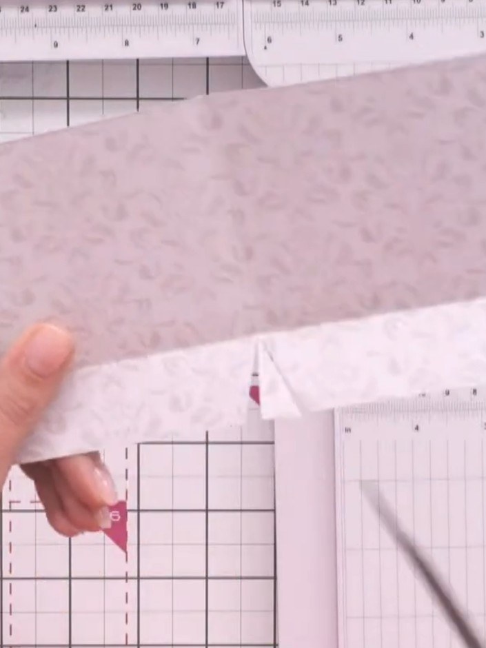 Step 5: Fold the card in half along the main score line to create the mini book insert.