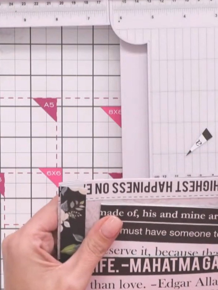 Step 6: Use a corner punch to round off all four corners of the booklet for a polished, finished look.