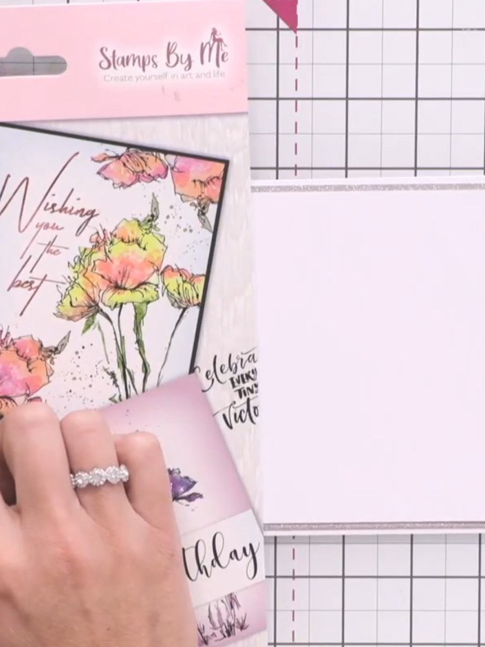 Step 1: Examine your stamp set and identify the two parts: the solid stamp element used for adding colour and the outl