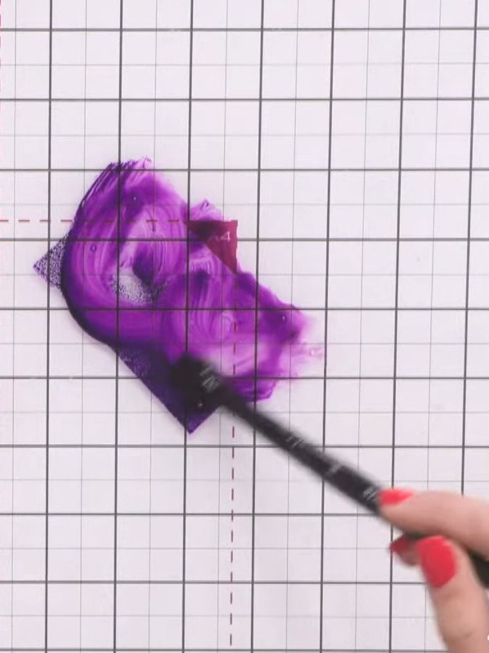 Stap 1: Apply indigo ink from the Pretty Colour Inside ink pad to white cardstock. Add water with a brush to create a 