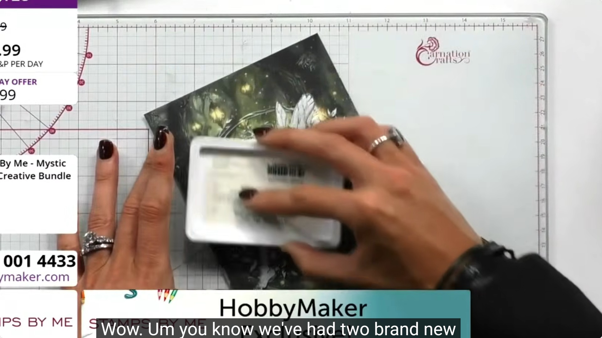 Step 7: Add a sentiment stamp or text to complete your card. Position it in a suitable area that complements your embo