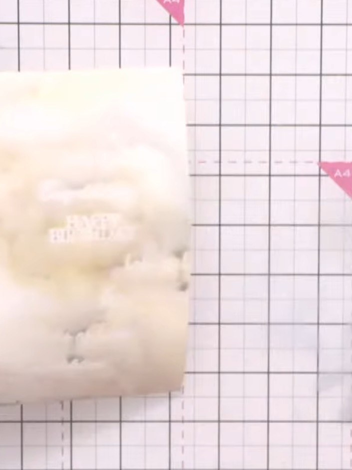 Step 7: Soften any harsh lines by gently dabbing with your finger to blend the colours together on the stamped backgro